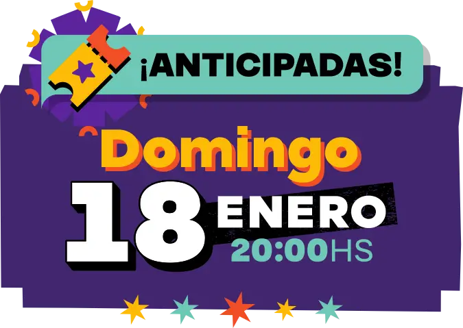 Anticipadas Domingo 18 de enero 2026